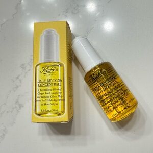 New NIB Kiehls Daily Reviving Concentrate Face Oil Bottle (1oz/30ml) BOTTLE #1
